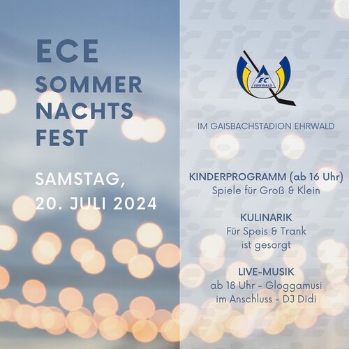 ECE SOMMERNACHTSFEST - Feiert mit uns den Sommer ☀️🍻 drückt die Daumen für heiße Temperaturen - wir freuen uns auf ein...